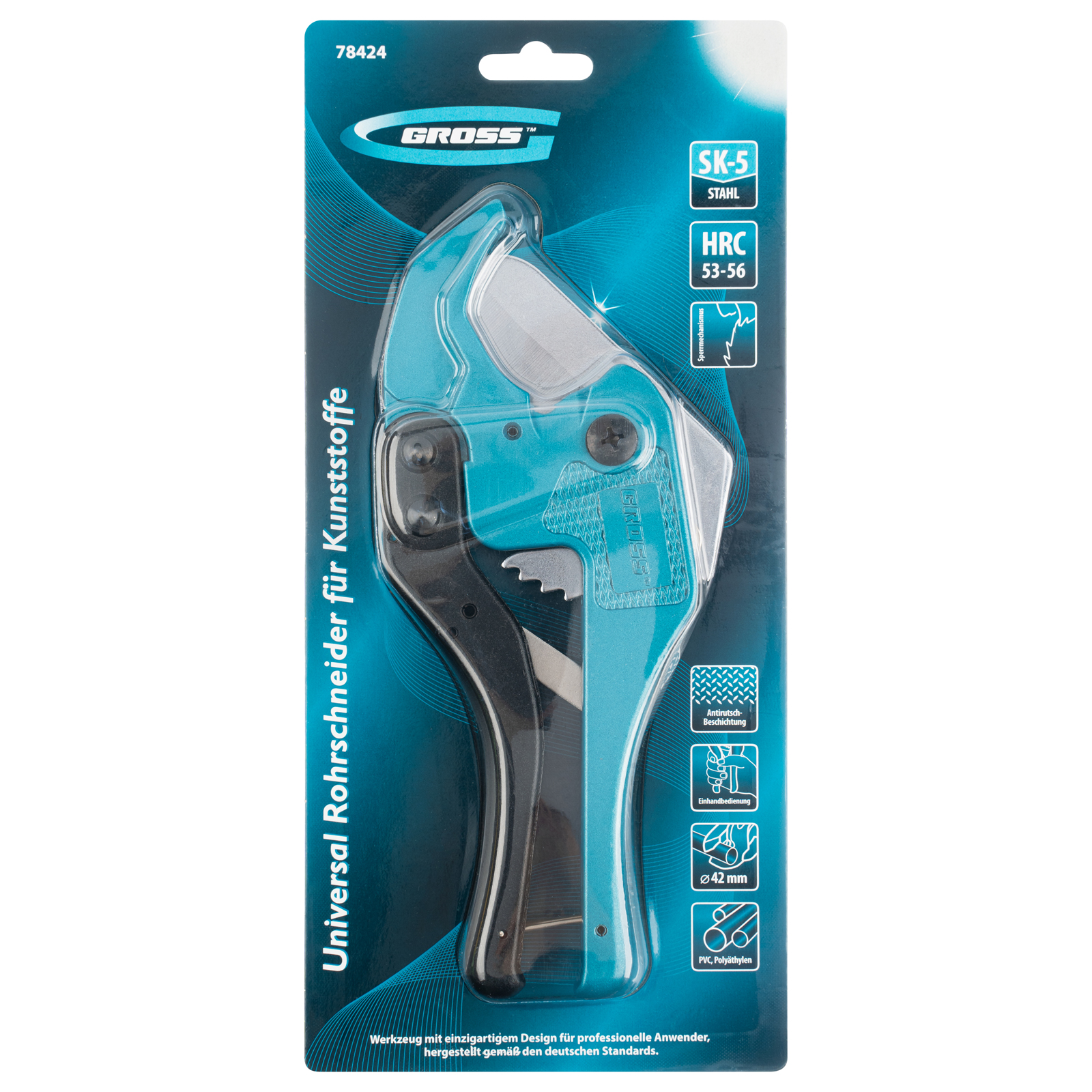 GROSS Ножица за ПВЦ D-42mm 