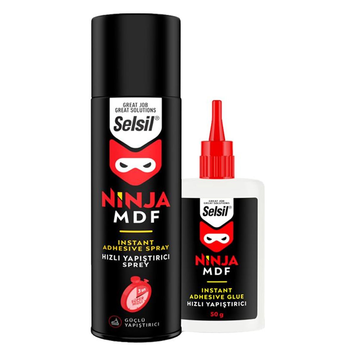 ЛЕПАК БРЗ ДВОКОМПОНЕНТЕН НИНЏА 200МЛ+50ГР СЕЛСИЛ 30793