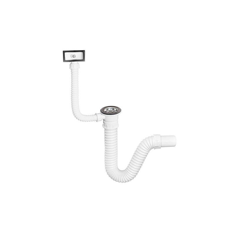 Texo Сифон за садопер со прелив S00006