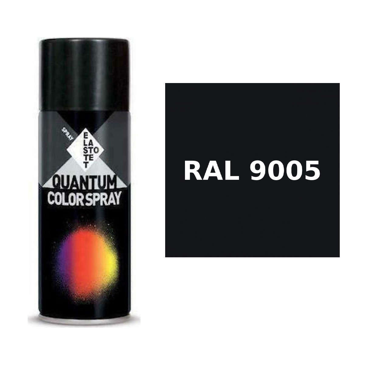 СПРЕЈ ЦРН МАТ QUANTUM RAL 9005 – 400ml