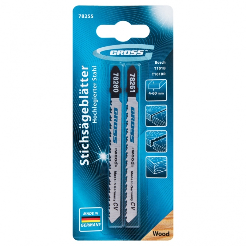 GROSS Сет убодни пили за дрво 2бр T101B+T103BR