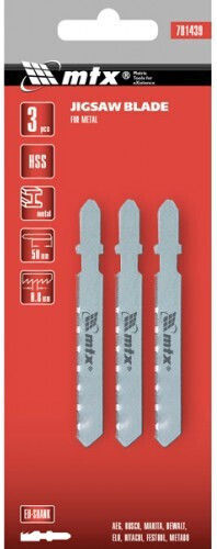 MTX Сет убодни пили за метал  3бр 50x0.8mm HSS