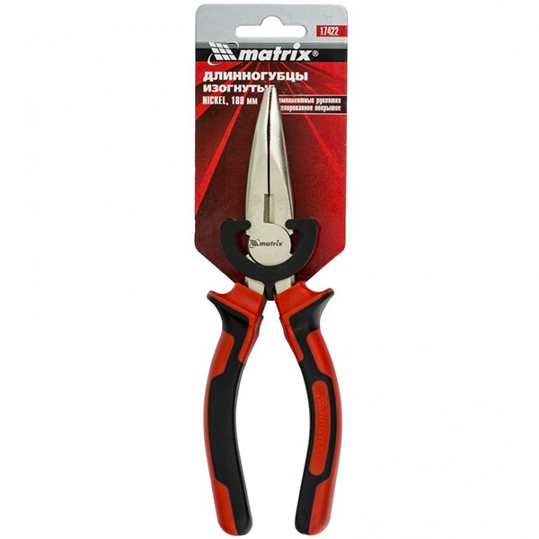 MTX Клешта шпицангла закривена Nickel 180mm