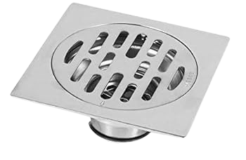 Топ сифон одвод за под од не'рѓосувачки челик против запушување 15x15