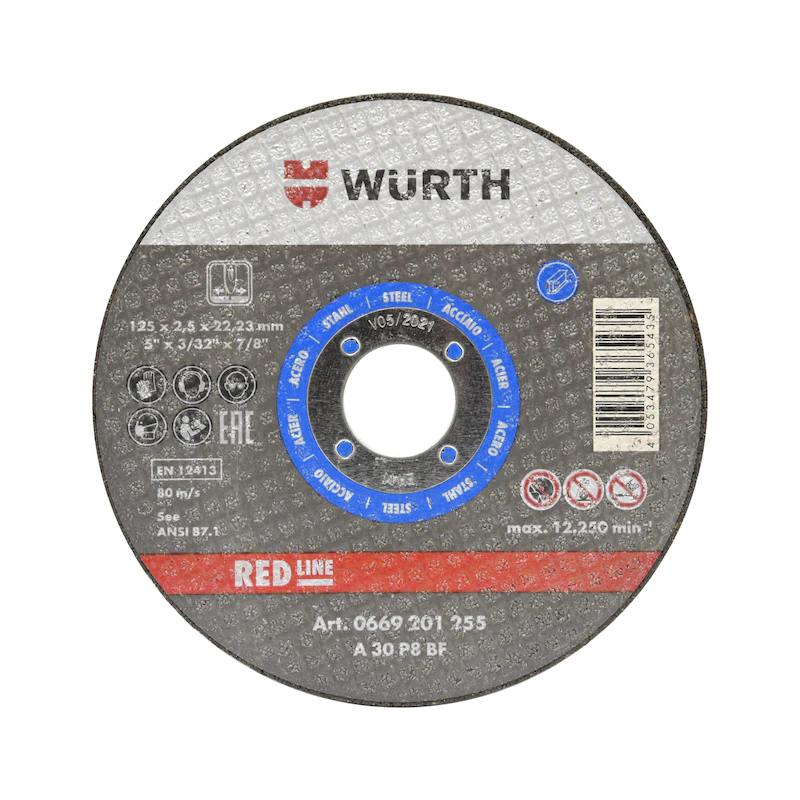 Диск за сечење RED LINE Wurth  115x1.0x22.23mm