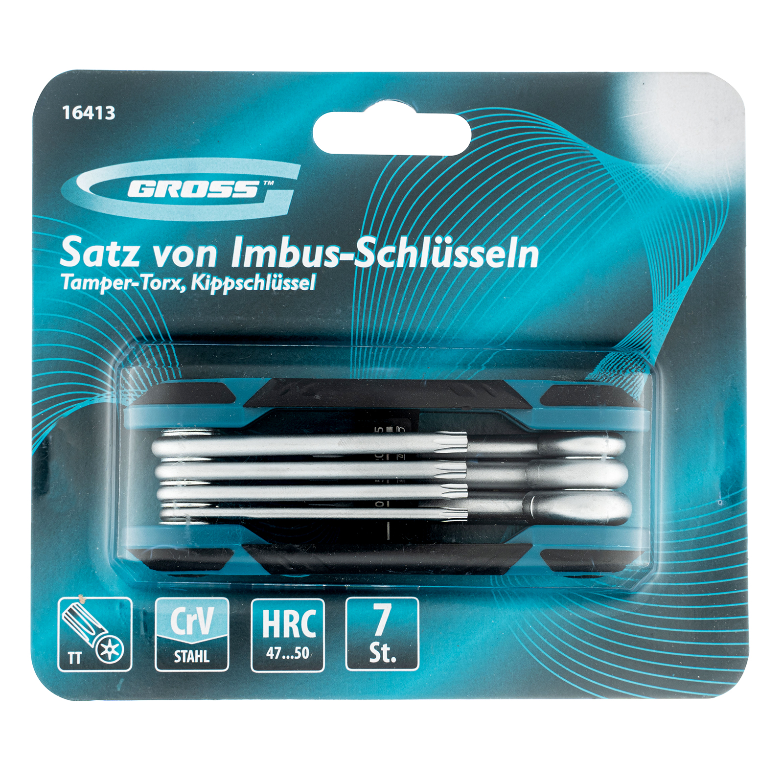 Сет имбусни клучеви склопувачки TORX T10-T40 GROSS