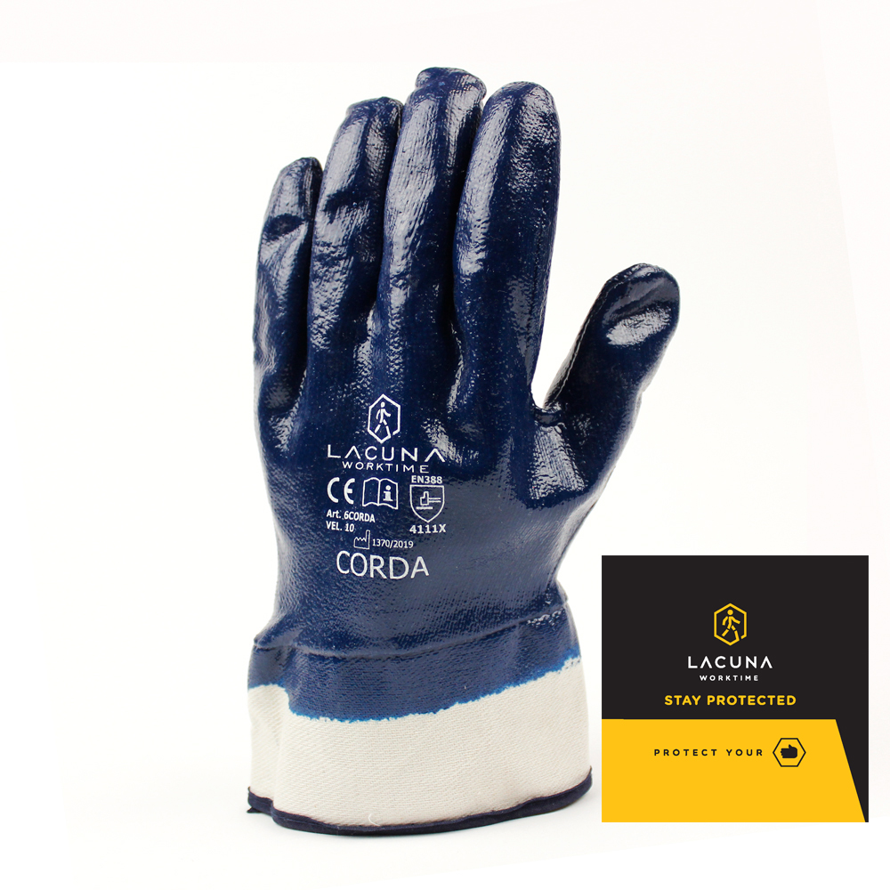 Ракавици со нитрилен премаз LACUNA CORDA size 10